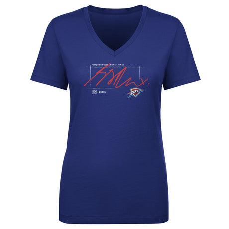 Shai Gilgeous-Alexander Women's V-Neck T-Shirt | 500 LEVEL