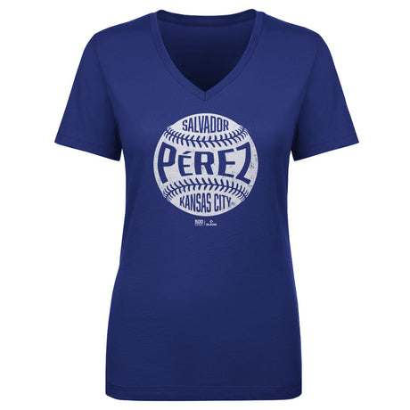 Salvador Perez Women's V-Neck T-Shirt | 500 LEVEL