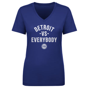Detroit Pistons Women's V-Neck T-Shirt | 500 LEVEL