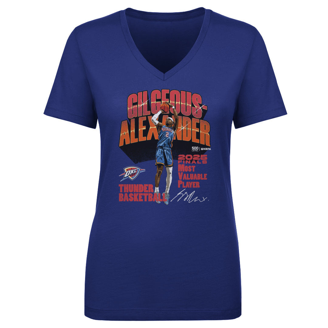 Shai Gilgeous-Alexander Women's V-Neck T-Shirt | 500 LEVEL