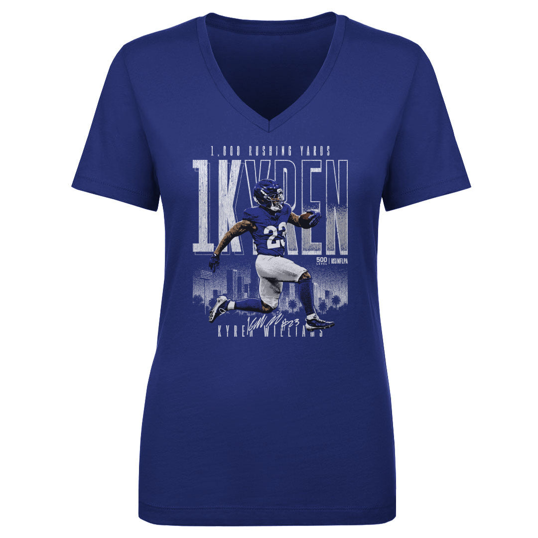 Kyren Williams Women's V-Neck T-Shirt | 500 LEVEL