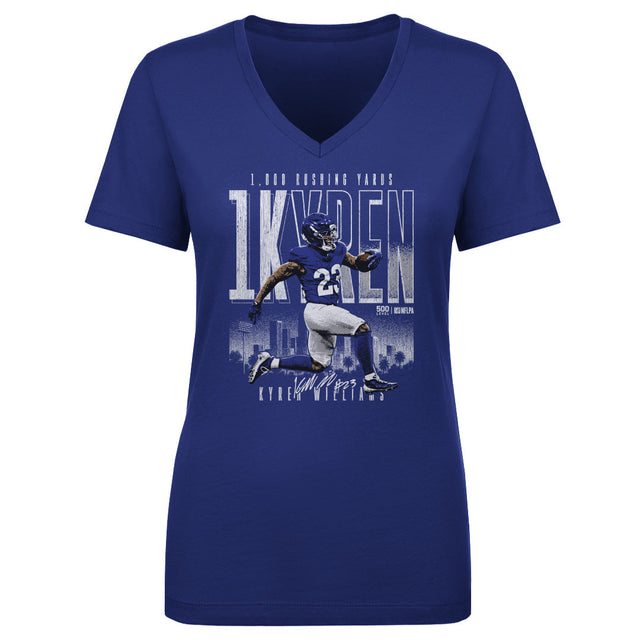 Kyren Williams Women's V-Neck T-Shirt | 500 LEVEL