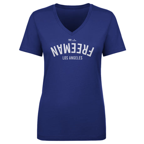 Freddie Freeman Women's V-Neck T-Shirt | 500 LEVEL
