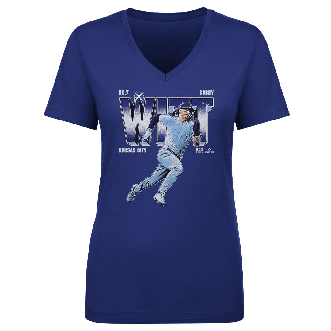 Bobby Witt Jr. Women's V-Neck T-Shirt | 500 LEVEL