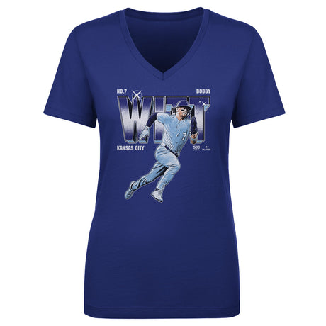 Bobby Witt Jr. Women's V-Neck T-Shirt | 500 LEVEL