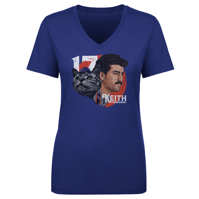 Keith Hernandez Women's V-Neck T-Shirt | 500 LEVEL