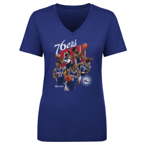 Philadelphia 76ers Women's V-Neck T-Shirt | 500 LEVEL