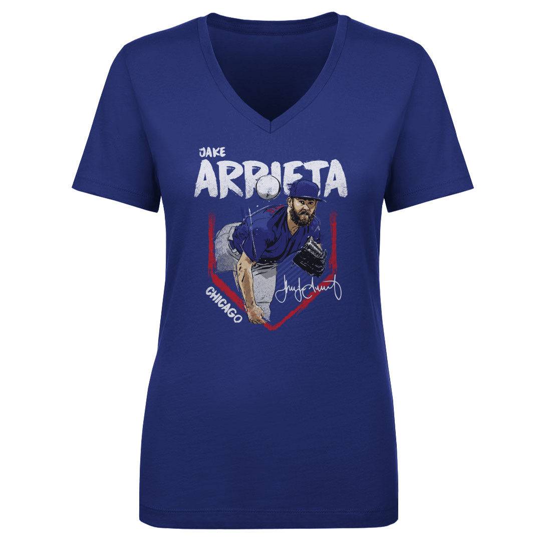 Jake Arrieta Women's V-Neck T-Shirt | 500 LEVEL