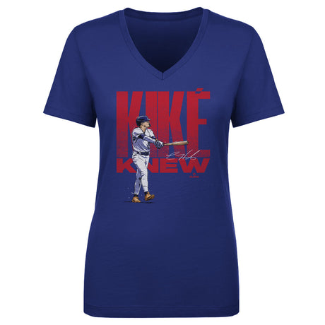 Enrique Hernandez Women's V-Neck T-Shirt | 500 LEVEL