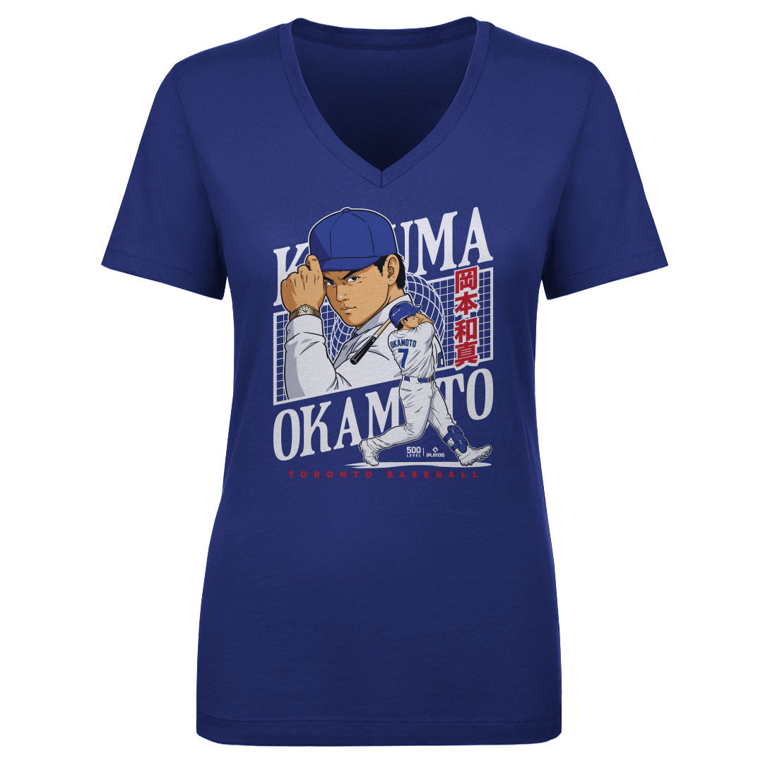 Kazuma Okamoto Women's V-Neck T-Shirt | 500 LEVEL
