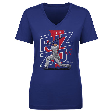Anthony Rizzo Women's V-Neck T-Shirt | 500 LEVEL