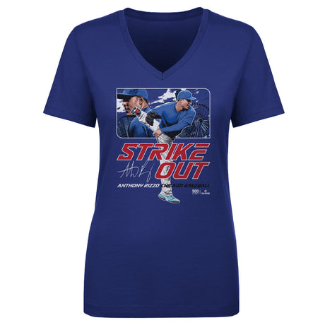 Anthony Rizzo Women's V-Neck T-Shirt | 500 LEVEL