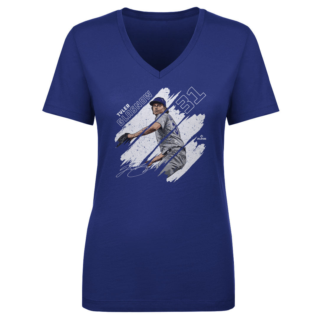 Tyler Glasnow Women's V-Neck T-Shirt | 500 LEVEL