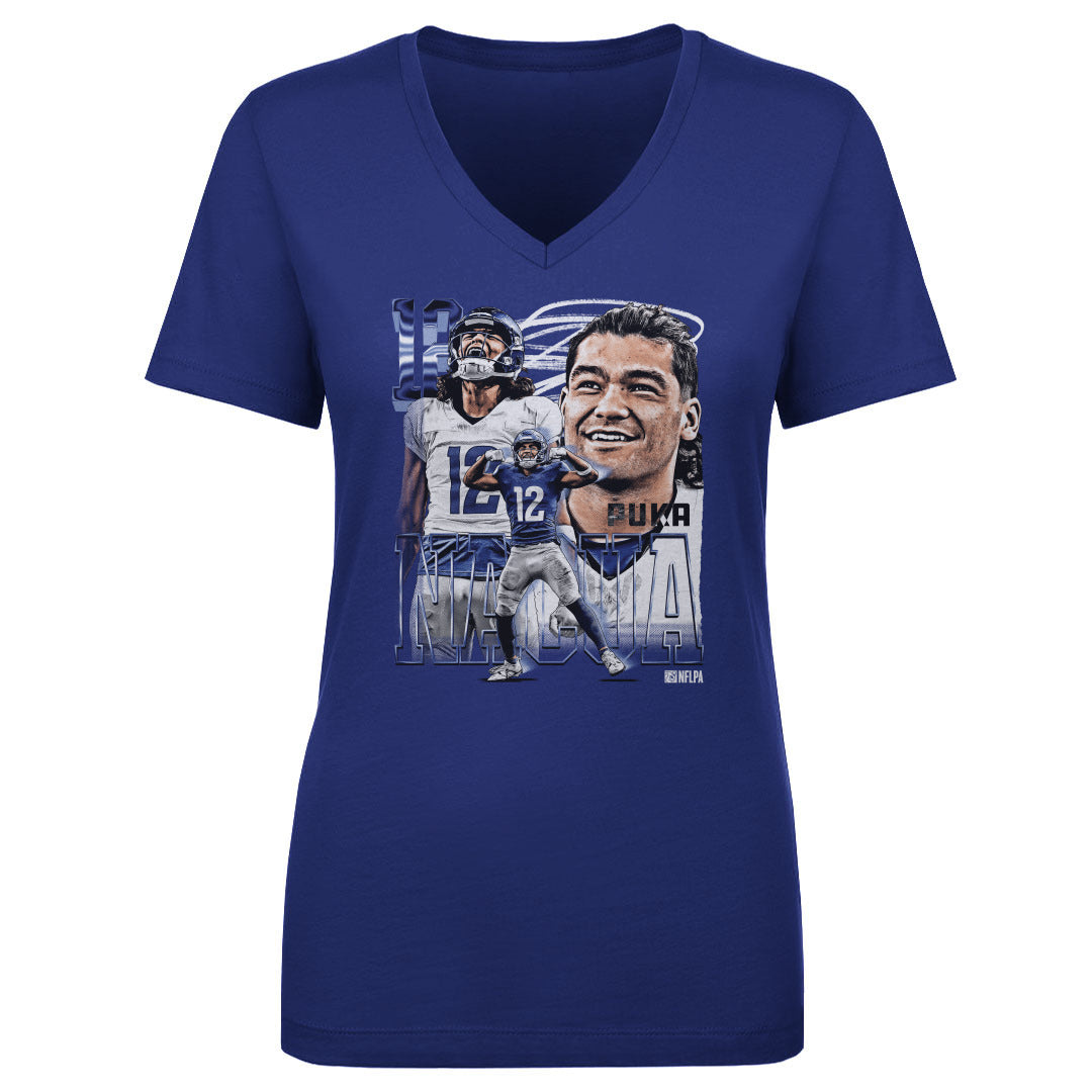 Puka Nacua Women's V-Neck T-Shirt | 500 LEVEL