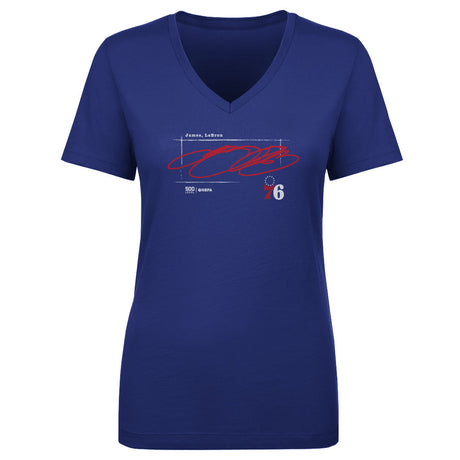 LeBron James Women's V-Neck T-Shirt | 500 LEVEL