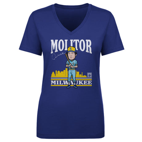 Paul Molitor Women's V-Neck T-Shirt | 500 LEVEL