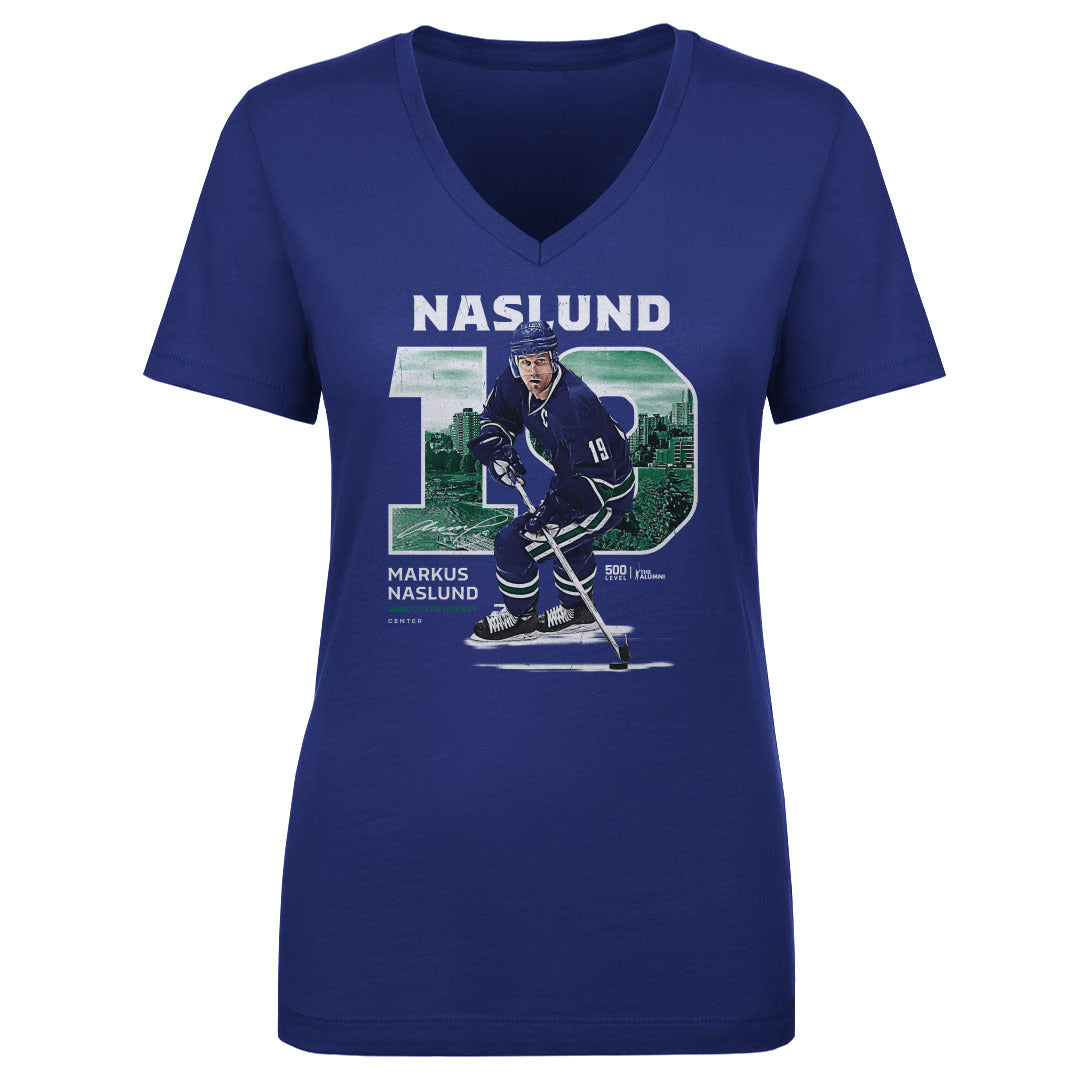 Markus Naslund Women's V-Neck T-Shirt | 500 LEVEL