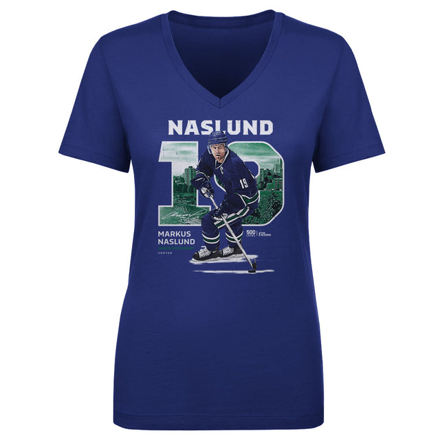 Markus Naslund Women's V-Neck T-Shirt | 500 LEVEL