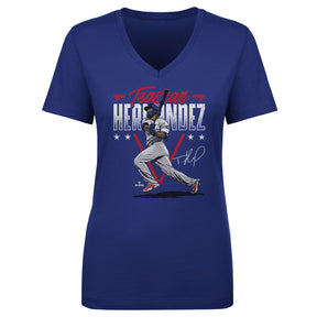 Teoscar Hernandez Women's V-Neck T-Shirt | 500 LEVEL