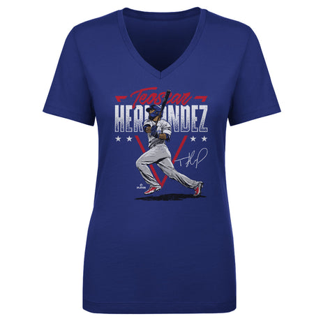 Teoscar Hernandez Women's V-Neck T-Shirt | 500 LEVEL