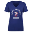 DePaul Blue Demons Women's V-Neck T-Shirt | 500 LEVEL