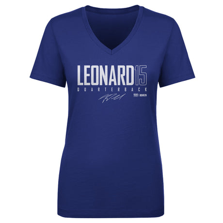 Riley Leonard Women's V-Neck T-Shirt | 500 LEVEL