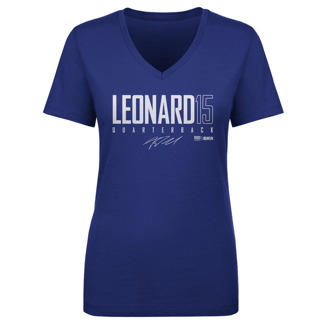 Riley Leonard Women's V-Neck T-Shirt | 500 LEVEL