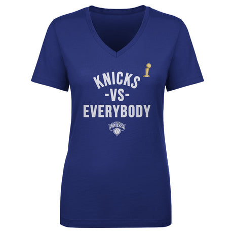 New York Knicks Women's V-Neck T-Shirt | 500 LEVEL