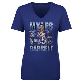 Myles Garrett Women's V-Neck T-Shirt | 500 LEVEL