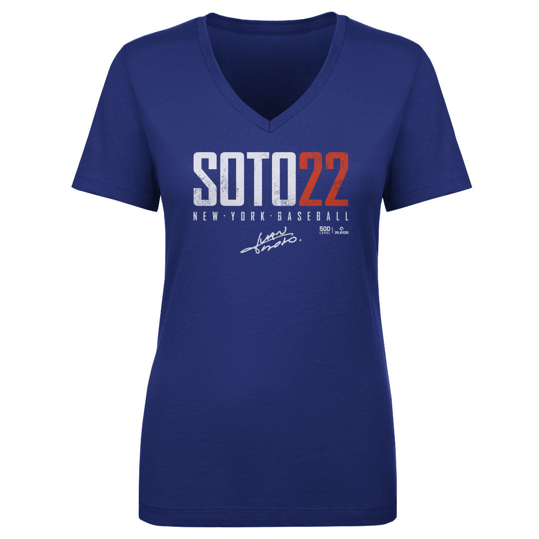 Juan Soto Women's V-Neck T-Shirt | 500 LEVEL