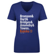New York Knicks Women's V-Neck T-Shirt | 500 LEVEL