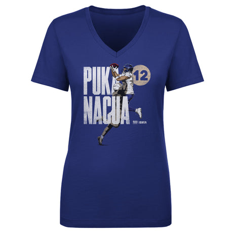 Puka Nacua Women's V-Neck T-Shirt | 500 LEVEL