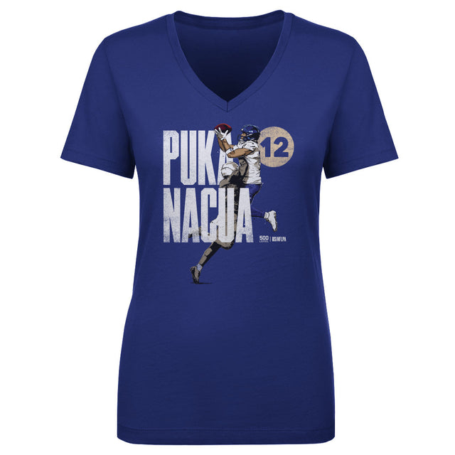 Puka Nacua Women's V-Neck T-Shirt | 500 LEVEL
