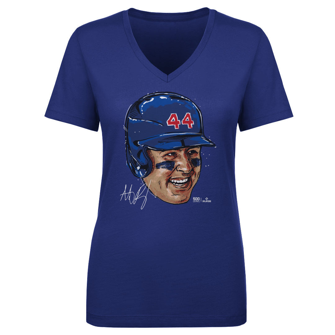 Anthony Rizzo Women's V-Neck T-Shirt | 500 LEVEL