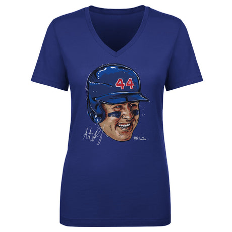 Anthony Rizzo Women's V-Neck T-Shirt | 500 LEVEL
