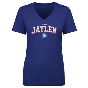 Jaylen Brown Women's V-Neck T-Shirt | 500 LEVEL