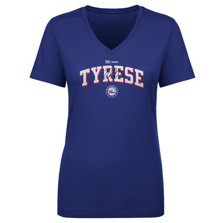 Tyrese Maxey Women's V-Neck T-Shirt | 500 LEVEL