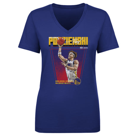 Brandin Podziemski Women's V-Neck T-Shirt | 500 LEVEL
