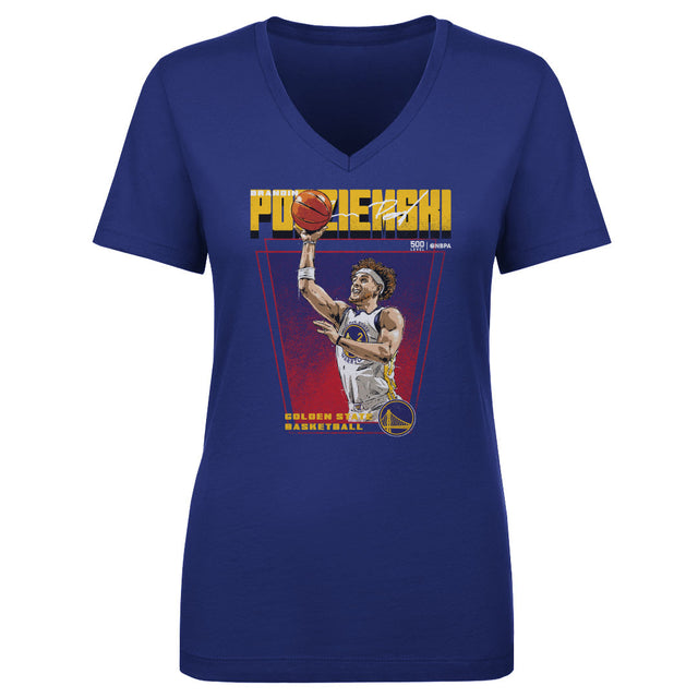 Brandin Podziemski Women's V-Neck T-Shirt | 500 LEVEL