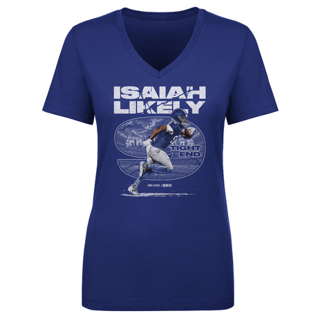 Isaiah Likely Women's V-Neck T-Shirt | 500 LEVEL