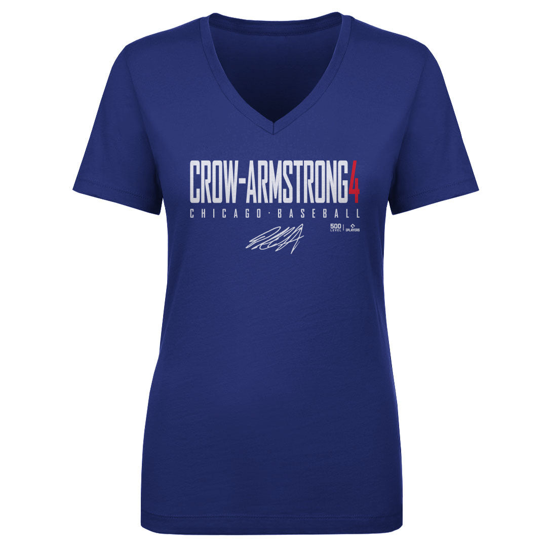 Pete Crow-Armstrong Women's V-Neck T-Shirt | 500 LEVEL