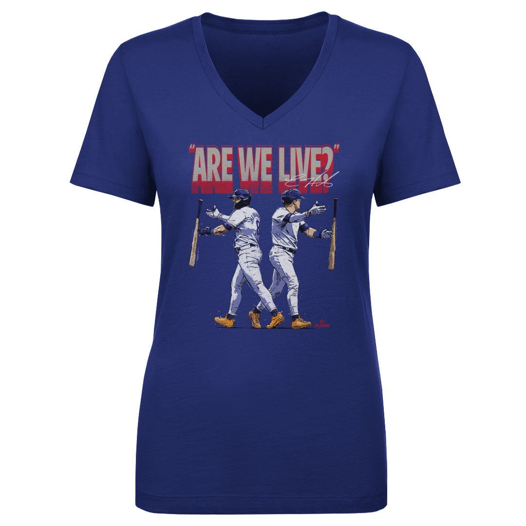 Enrique Hernandez Women's V-Neck T-Shirt | 500 LEVEL