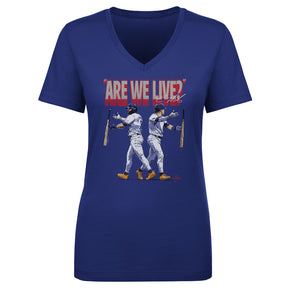 Enrique Hernandez Women's V-Neck T-Shirt | 500 LEVEL