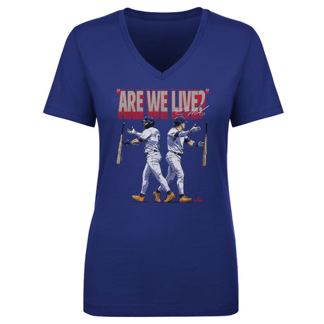 Enrique Hernandez Women's V-Neck T-Shirt | 500 LEVEL
