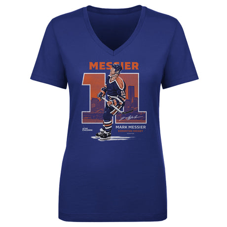 Mark Messier Women's V-Neck T-Shirt | 500 LEVEL