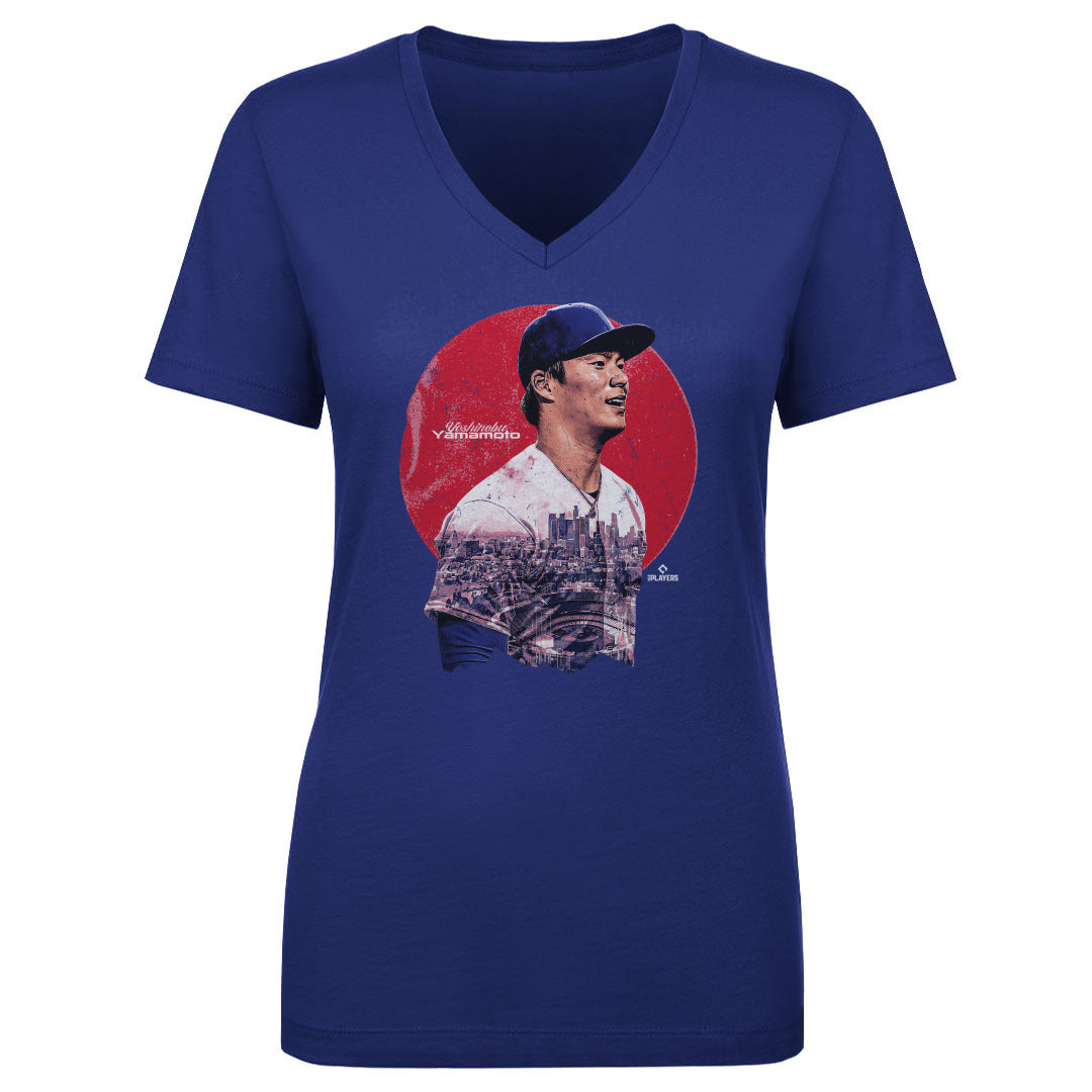 Yoshinobu Yamamoto Women's V-Neck T-Shirt | 500 LEVEL