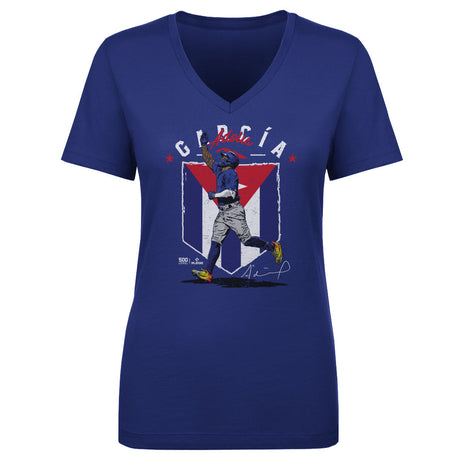Adolis Garcia Women's V-Neck T-Shirt | 500 LEVEL