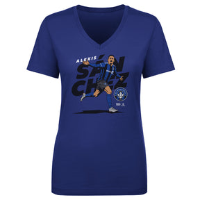 Alexis Sanchez Women's V-Neck T-Shirt | 500 LEVEL