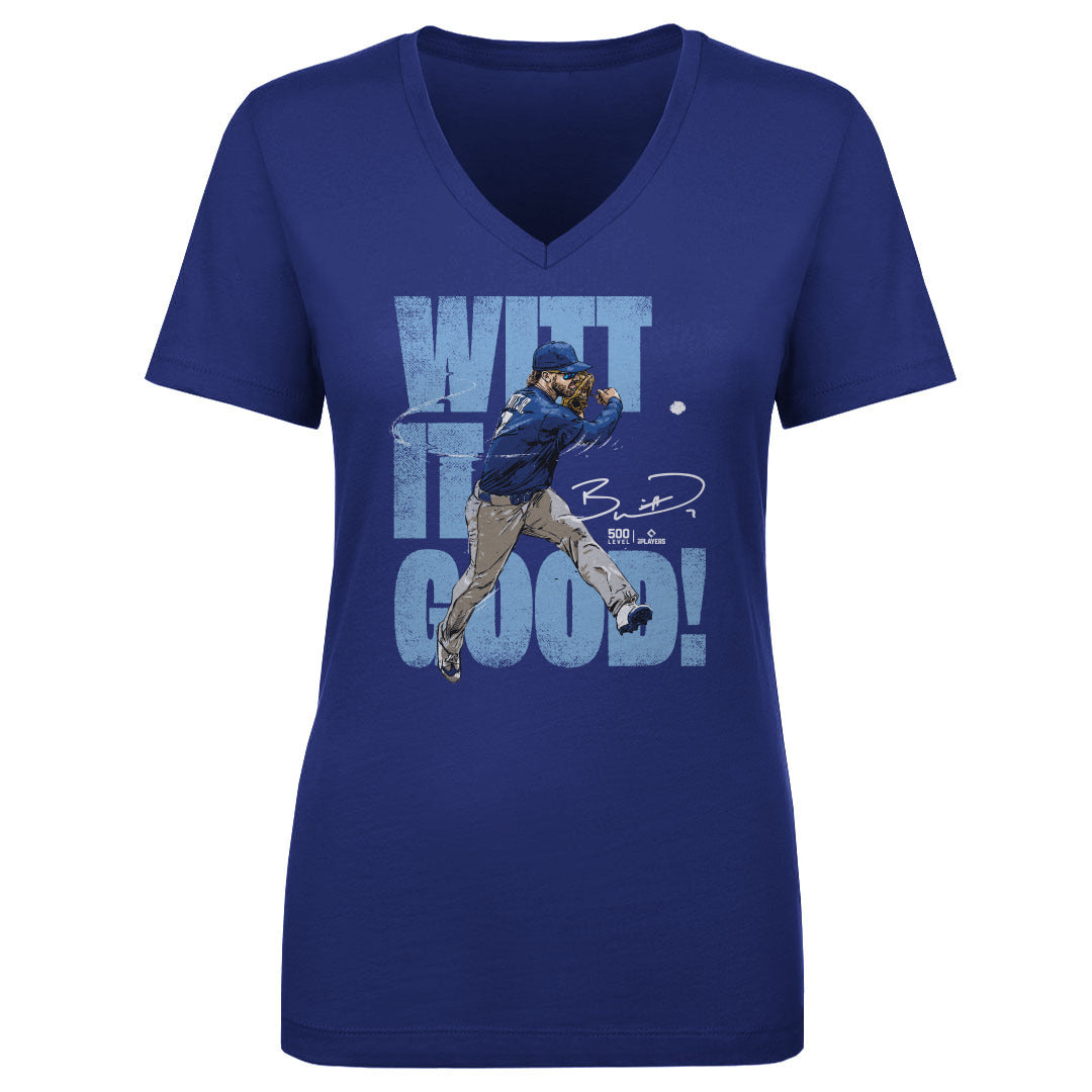 Bobby Witt Jr. Women's V-Neck T-Shirt | 500 LEVEL