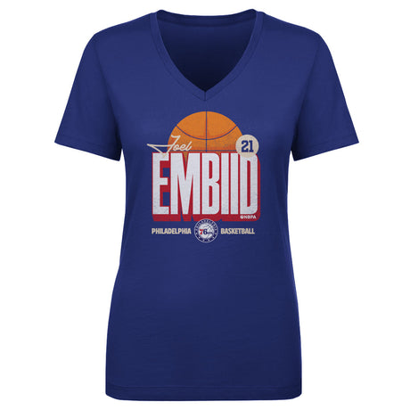 Joel Embiid Women's V-Neck T-Shirt | 500 LEVEL